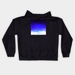 Night sky galaxy print Kids Hoodie